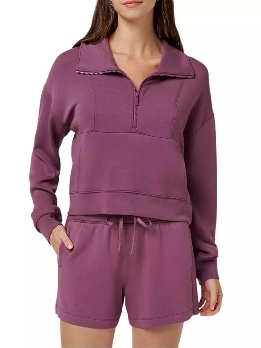 Women's TravisMathew Skyloft Soft Long Sleeve 1/2 Zip